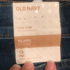 Old navy high raise flare jeans